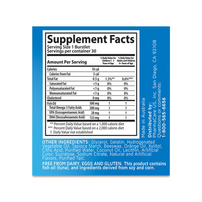 Hi DHA Omega-3 Fish Oil Burstlets